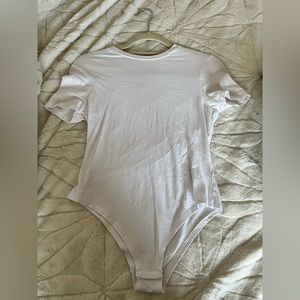 Primark white tshirt bodysuit never worn